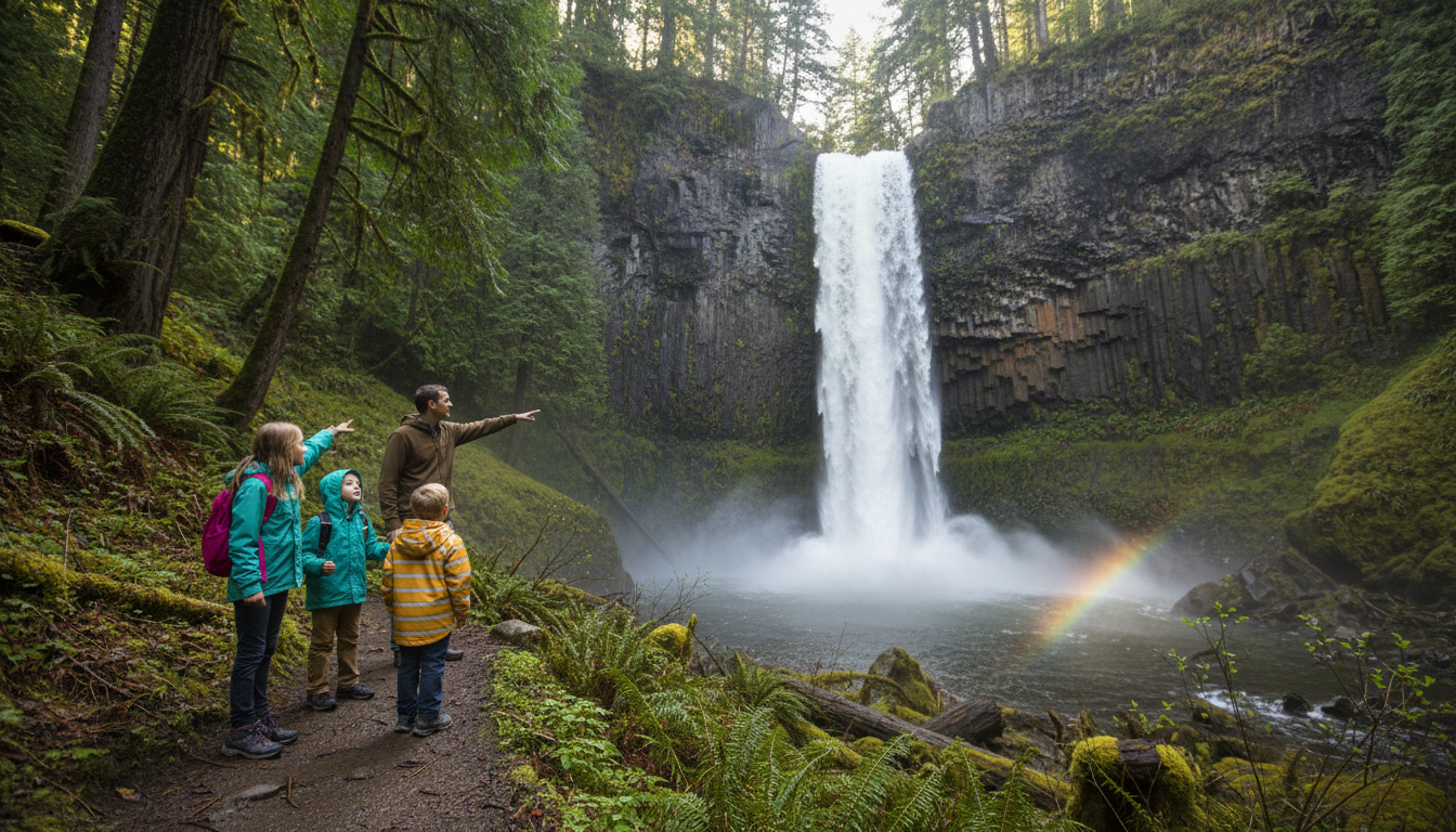Silver Falls Family Waterfall Hunt: 5 Falls in 3 Miles