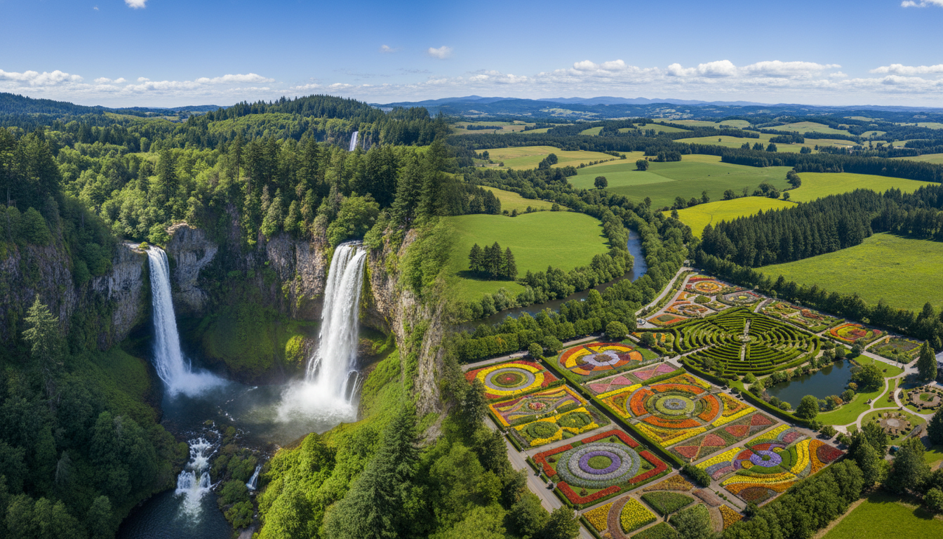 Silver Falls & Silverton: Waterfalls, Gardens & Small-Town Charm