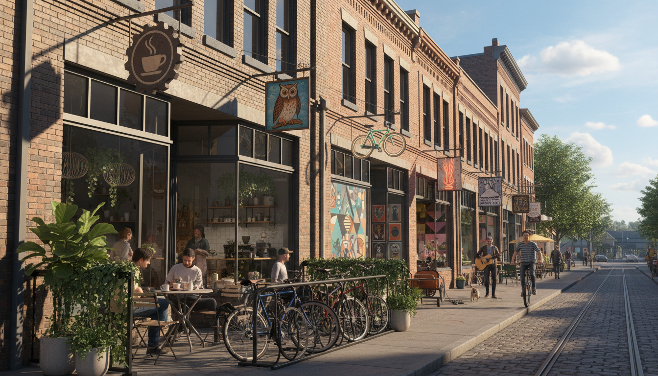 Mississippi Avenue: Vintage Shopping & Eats — photo by Justin Shen